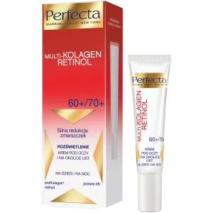 Perfecta Multikolagen Retinol мультиколлагеновый крем для глаз и рта 60+/70+, 15 мл