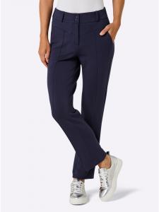 Creation L Трикотажные брюки темно-синего цвета