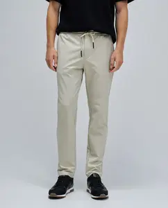 Мужские джоггеры узкого кроя из ткани Salsa Jeans, бежевый