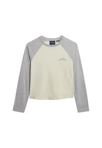 Рубашка Superdry Essential, бежевый/серый