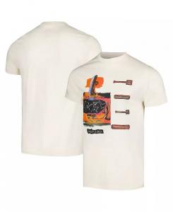 Мужская кремовая футболка с рисунком Toto Kingdom of Desire Manhead Merch