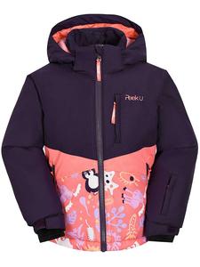 Peek U Функциональная зимняя куртка "Ливия" фиолетово-розового цвета