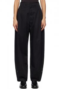 Мягкие объемные брюки Lemaire, черный