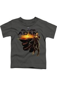 Футболка с коротким рукавом для малышей с логотипом Black Adam и изображением персонажа Gildan