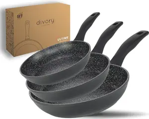 Набор посуды Divory - Здоровое приготовление пищи без масла - 3 предмета Markenlos