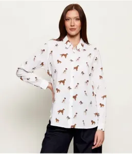 Рубашка сафари relaxed fit Barbour, белый