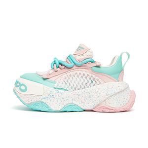 KEDDO Кроссовки Paint Unset 2nd Generation женские низкие повседневные розово-голубые, цвет Pink Blue