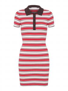 LeGer by Lena Gercke Платье 'Elenia' в красном и белом цвете