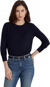 Свитер Lauren Ralph Lauren Cotton-Blend Sweater, цвет Lauren Navy