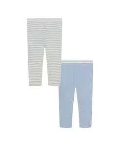 Детские подтягивающиеся брюки из гребенного хлопка, 2 шт Calvin Klein, мультиколор