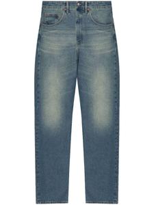 MM6 Maison Margiela джинсы прямого покроя с высокой посадкой, синий