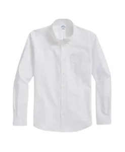 Повседневная рубашка Madison свободного кроя Brooks Brothers, белый