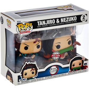 Фигурки Funko Pop! Animation: Demon Slayer Tanjiro & Nezuko