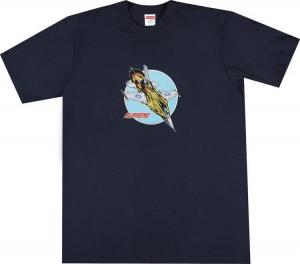 Футболка Supreme Jet Tee 'Navy', синий