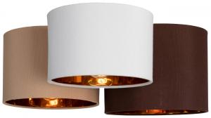 Потолочный светильник E27 IP20 Novel, натуральный/темно-коричневый/светло-коричневый