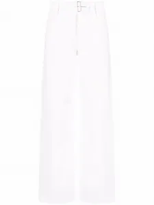 Джинсы широкого кроя Jil Sander, белый