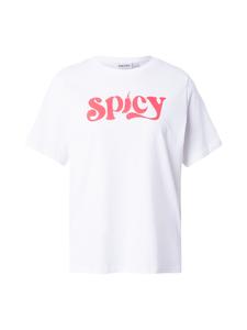 PIECES Футболка 'PCBINDI' в белом цвете