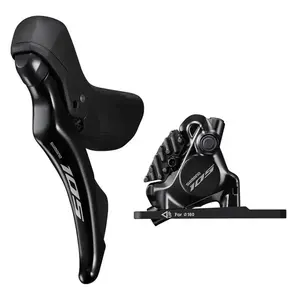 Комплект для сборки дисковых велосипедных тормозов Shimano 105 ST-R7120(L)/BR-R7170(F)