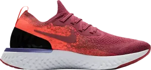 Кроссовки Nike Wmns Epic React Flyknit 'Vintage Wine', красный