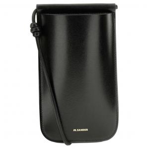 Jil Sander Чехол для мобильного телефона из кожи наппа, стандартный, женский, черный