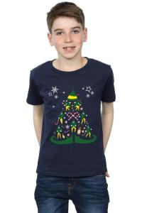 Футболка «Рождественская елка» Elf, темно-синий
