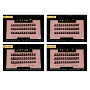 Искусственные ресницы pre cut wimpern bundle Aylashes, best friend bundle - long (10mm 12mm 14mm 16mm), количество 1 шт.