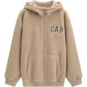 Свитшот-куртка ранней осени 2024 unisex GAP, хаки
