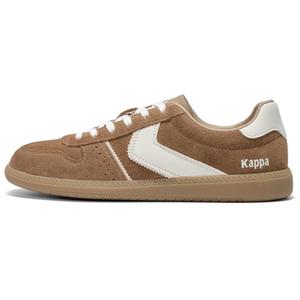 Kappa Нескользящие износостойкие низкие кроссовки для скейтбординга унисекс коричневые