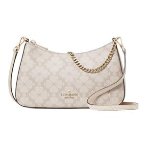 Kate Spade Цветочная ПВХ сумка через плечо на пояс среднего размера женская светло-бежевая разноцветная