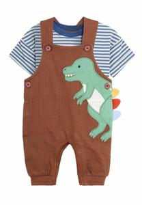 Футболка с принтом REGULAR FIT JoJo Maman Bébé, коричневый