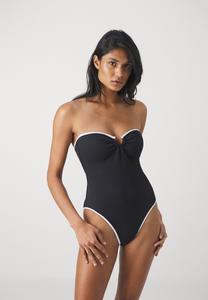 Купальник Beach Bound Ring Front Bandeau One Piece Seafolly, черный