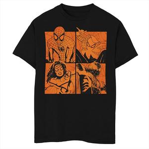 Футболка с принтом Marvel Spider-Man для мальчиков 8-20 & husky Licensed Character