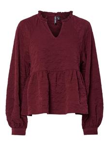 Блуза PIECES NALANI, бордовый