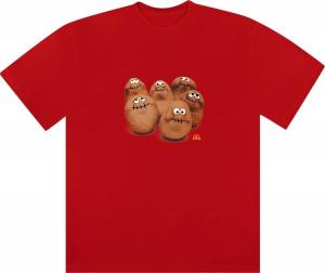 Футболка Cactus Jack by Travis Scott x McDonald's Squad T-Shirt 'Red', красный