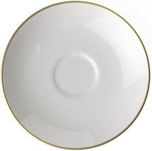 Блюдце Villeroy & Boch Anmut Gold, 15 см, белый