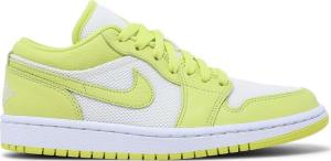Кроссовки Wmns Air Jordan 1 Low Limelight, зеленый