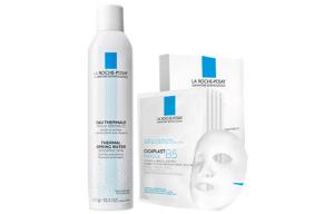 Спрей+маска для лица b5 набор для ухода за кожей увлажняющий успокаивающий и восстанавливающий La Roche-Posay