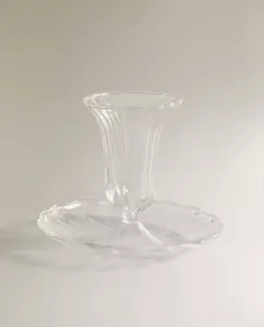 Подсвечник Zara Home Transparent Glass, прозрачный