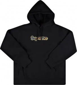 Толстовка Supreme Gonz Logo Hooded Sweatshirt 'Black', черный
