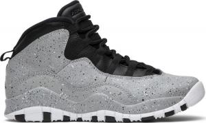 Кроссовки Air Jordan 10 Retro GS Cement, серый