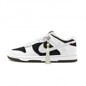 Nike Низкие скейтбордистские кроссовки Dunk, унисекс, черный, белый, коричневый