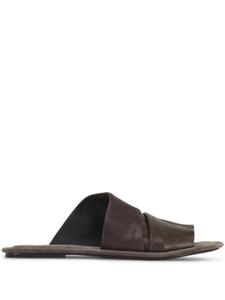 Brunello Cucinelli кожаные сандалии, коричневый