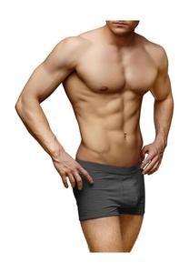 6 мужских боксеров из вискозы в подарочной упаковке normani, антрацит