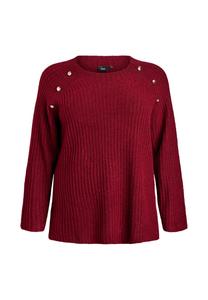Джемпер Zizzi Jumper, Cabernet Mel/Mottled Bordeaux