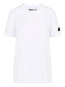 Футболка с нашивкой-логотипом Iceberg, белый