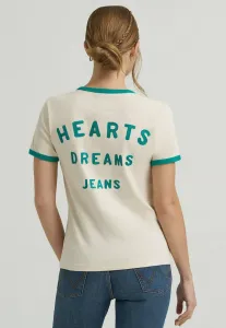 Футболка с принтом wrangler x lainey wilson good jeans Wrangler, Cream