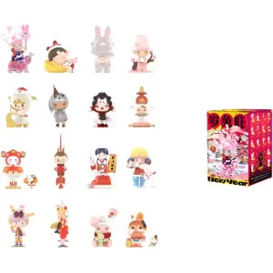 Molly, Labubu Prosperity Bunny Collection Mystery Boxes Single Mystery Box/Full Box 16 Pcs POP MART