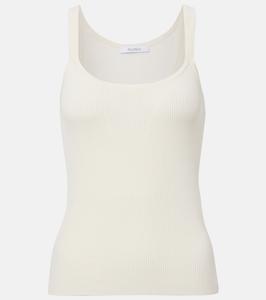 Helier майка из ребристого хлопкового трикотажа Max Mara, Tela