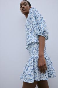 Мини-Юбка со сборками H&M, мультиколор