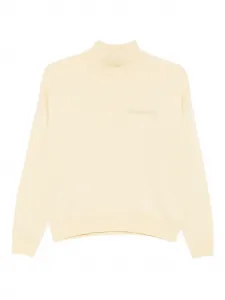 Топ с вышивкой и высоким воротом Peserico, нейтральный